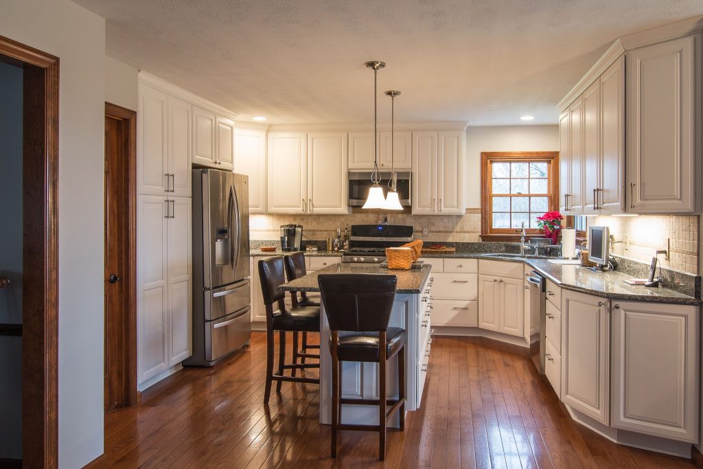 A remodeled kitchen