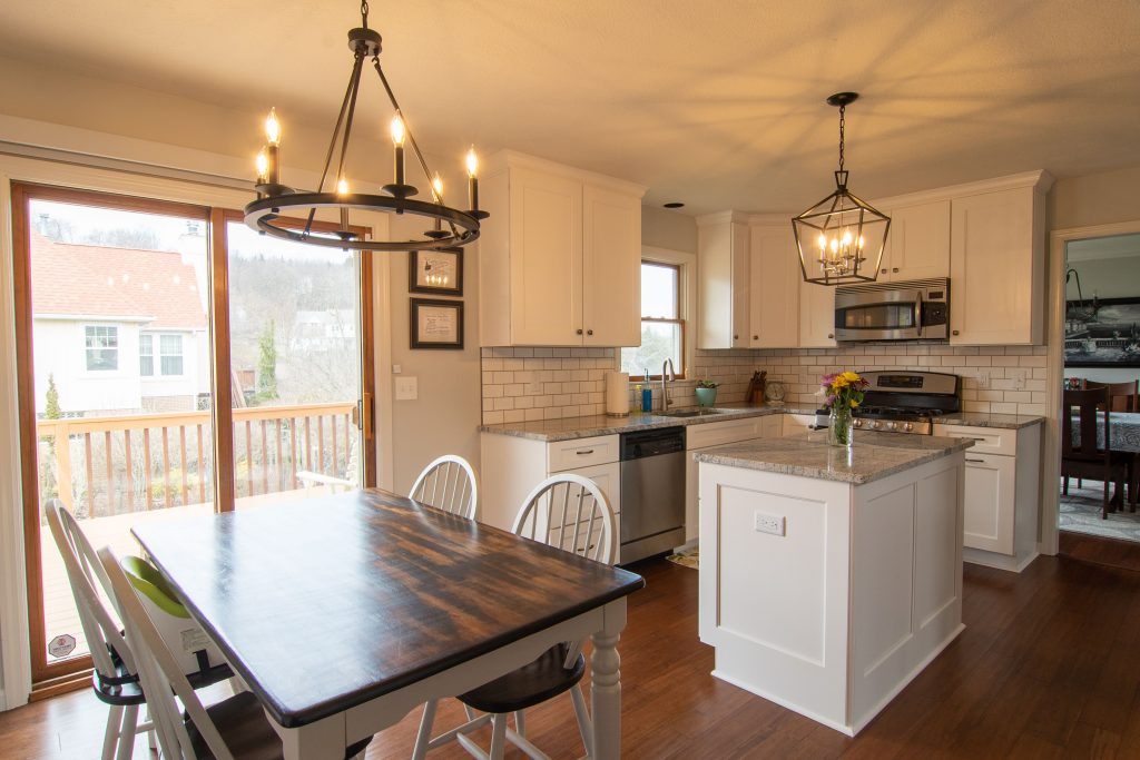 A remodeled kitchen
