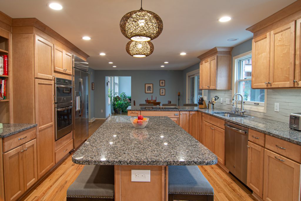 An updated kitchen