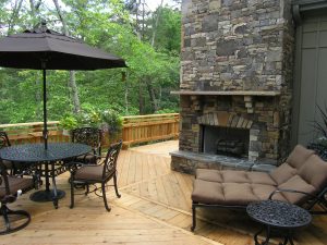 Picture of a deck showing we can transform spaces into sanctuaries.