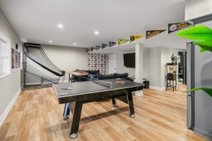 Picture of a Mars, PA, game room that creates an entertaining space for leisure activities.
