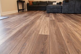 Traditional finished Murrysville Basement using Warmer Tones throughout.